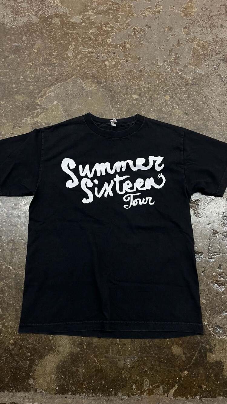 Drake Champagne Papi Summer Sixteen Tour Concert T-Shirt Size M Black